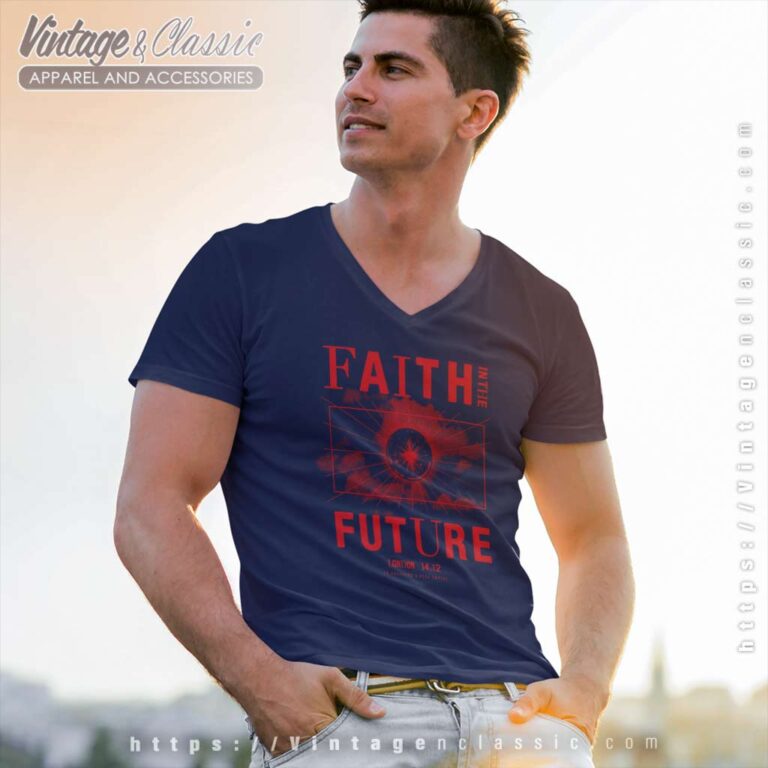 Faith In The Future Shepherds Bush Event V Neck TShirt Faith In The Future Shepherds Bush Event V Neck TShirt