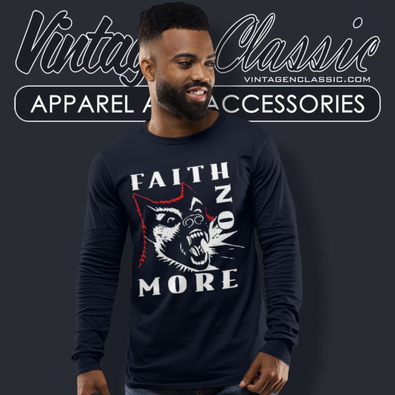 Faith No More Dog Slim Long Sleeve Tee Faith No More Dog Slim Long Sleeve Tee