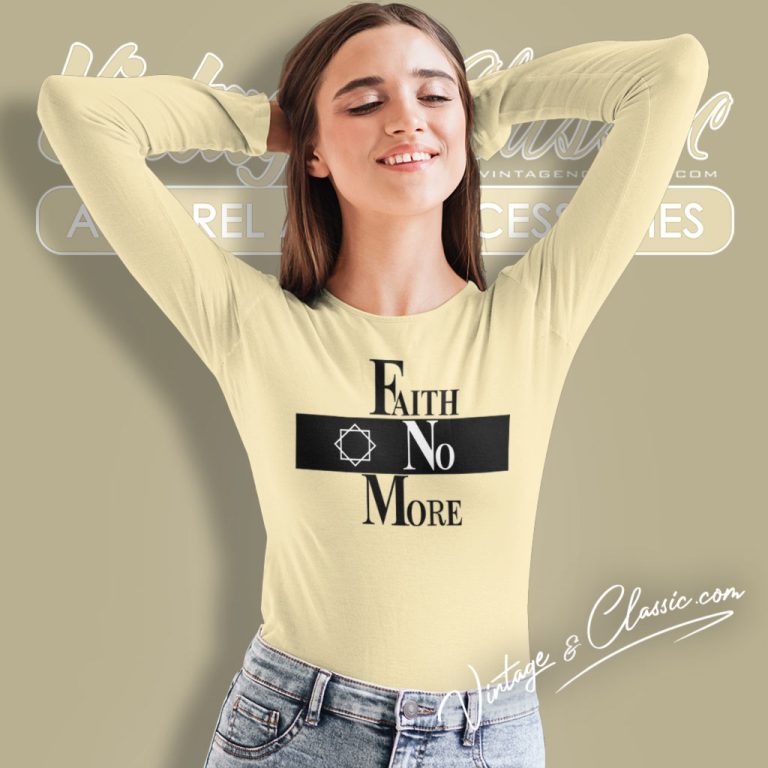 Faith No More European Tour Long Sleeve Tee Faith No More European Tour Long Sleeve Tee