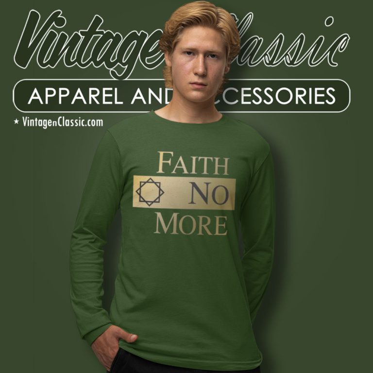 Faith No More Logo Gold Long Sleeve Tee Faith No More Logo Gold Long Sleeve Tee