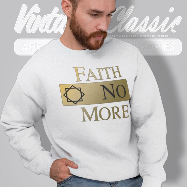 Faith No More Logo Gold Sweatshirt Faith No More Logo Gold Sweatshirt