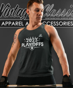 Faithful Las Vegas Raiders Nfl Playoffs 2023 Tank Top Racerback