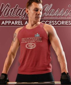 Faithful San Francisco 49ers Super Bowl Lviii Tank Top Racerback