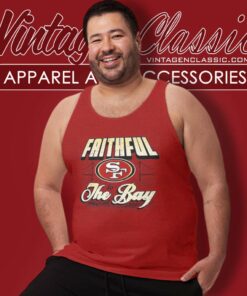 Faithful San Francisco 49ers To The Bay Tank Top Racerback