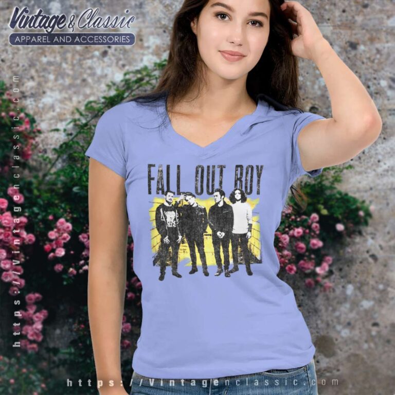Fall Out Boy Brick Fall Out Boy Brick V Neck TShirt Fall Out Boy Brick Fall Out Boy Brick V Neck TShirt