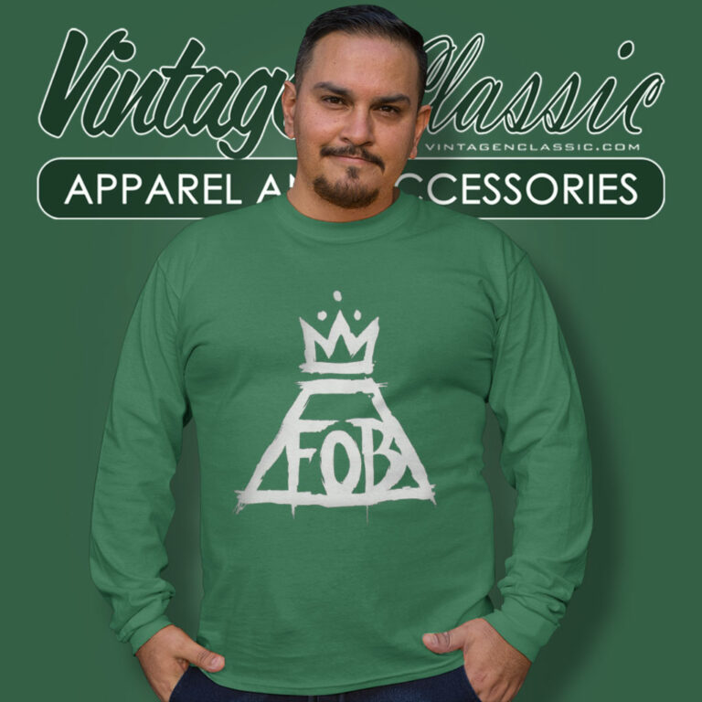 Fall Out Boy Crown Logo Long Sleeve Tee Fall Out Boy Crown Logo Long Sleeve Tee