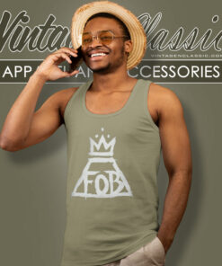 Fall Out Boy Crown Logo Tank Top Racerback