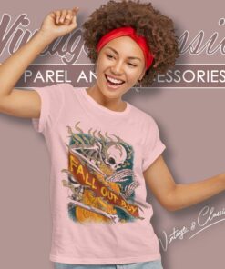 Fall Out Boy Fire Skeleton Women TShirt