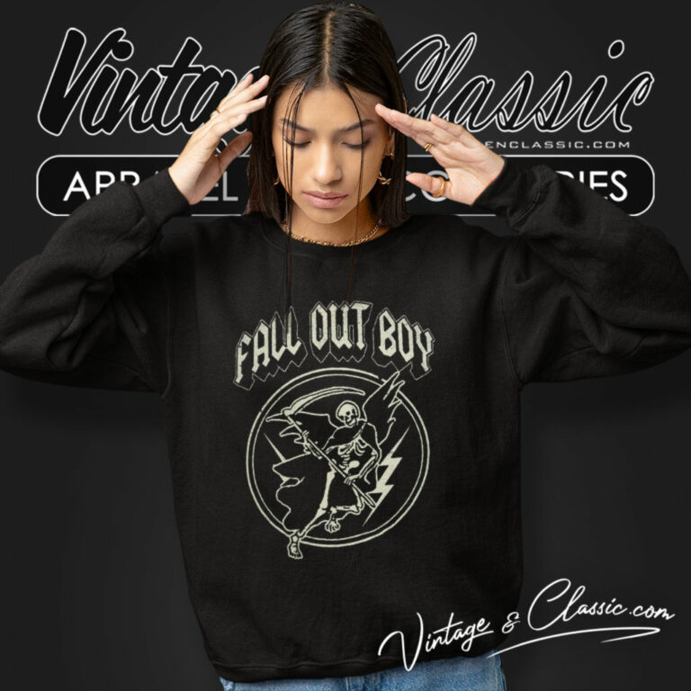 Fall Out Boy Flying Reaper Sweatshirt Fall Out Boy Flying Reaper Sweatshirt