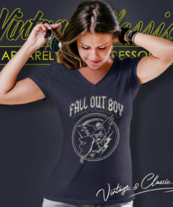 Fall Out Boy Flying Reaper V Neck TShirt