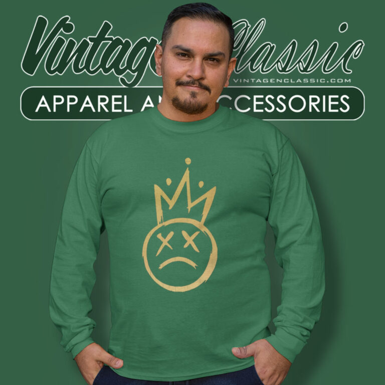 Fall Out Boy Logo Sad Emoticon Long Sleeve Tee Fall Out Boy Logo Sad Emoticon Long Sleeve Tee