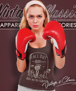 Fall Out Boy Shirt Bury Me Til I Confess Tank Top Racerback