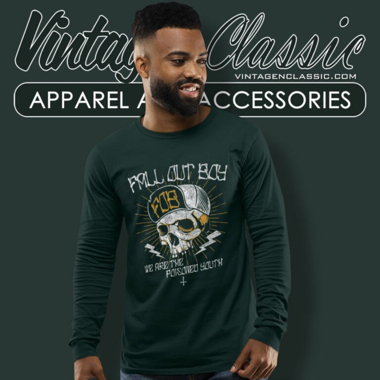 Fall Out Boy Shirt Poisoned Youth Long Sleeve Tee Fall Out Boy Shirt Poisoned Youth Long Sleeve Tee