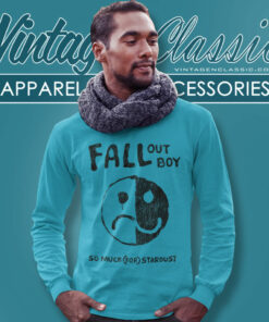 Fall Out Boy Shirt Smiley Stardust Long Sleeve Tee