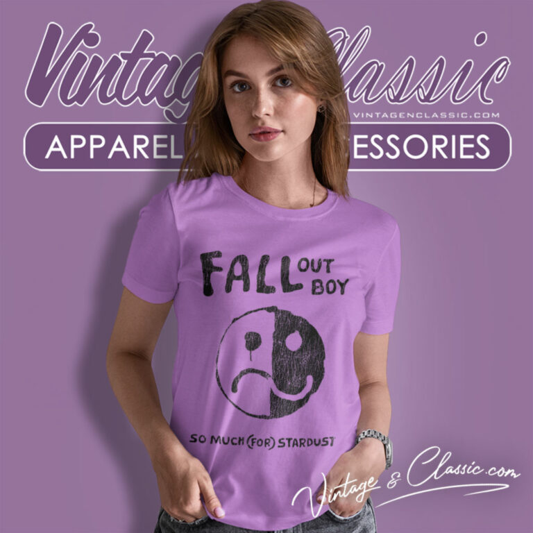 Fall Out Boy Shirt Smiley Stardust Women T Shirt Fall Out Boy Shirt Smiley Stardust Women T Shirt
