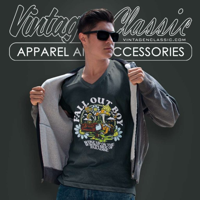 Fall Out Boy Shirt So Much For Stardust Tour V Neck TShirt Fall Out Boy Shirt So Much For Stardust Tour V Neck TShirt