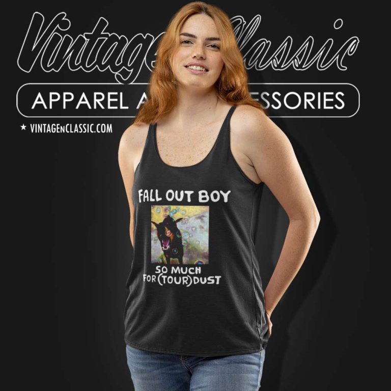 Fall Out Boy Shirt So Much For Tour Dust 2023 Tank Top Racerback Fall Out Boy Shirt So Much For Tour Dust 2023 Tank Top Racerback