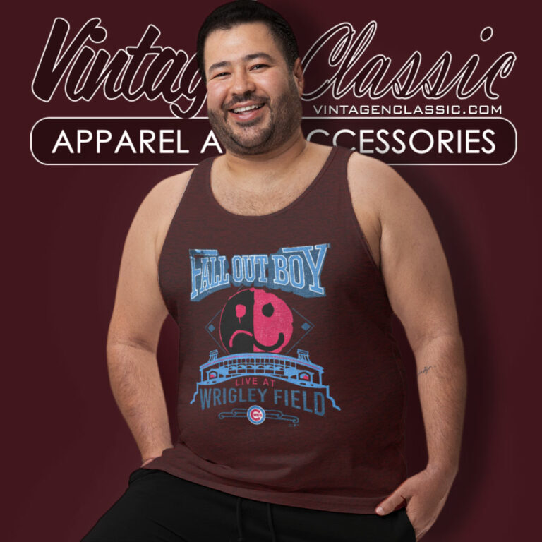 Fall Out Boy Shirt Wrigley Field 2023 Tour Tank Top Racerback 1 Fall Out Boy Shirt Wrigley Field 2023 Tour Tank Top Racerback 1