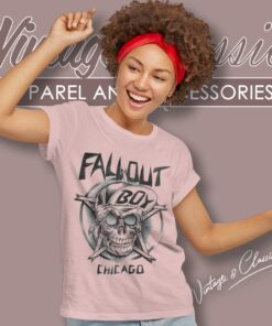 Fall Out Boy Skeleton Chicago Shirt 6 Fall Out Boy Skeleton Chicago Women TShirt