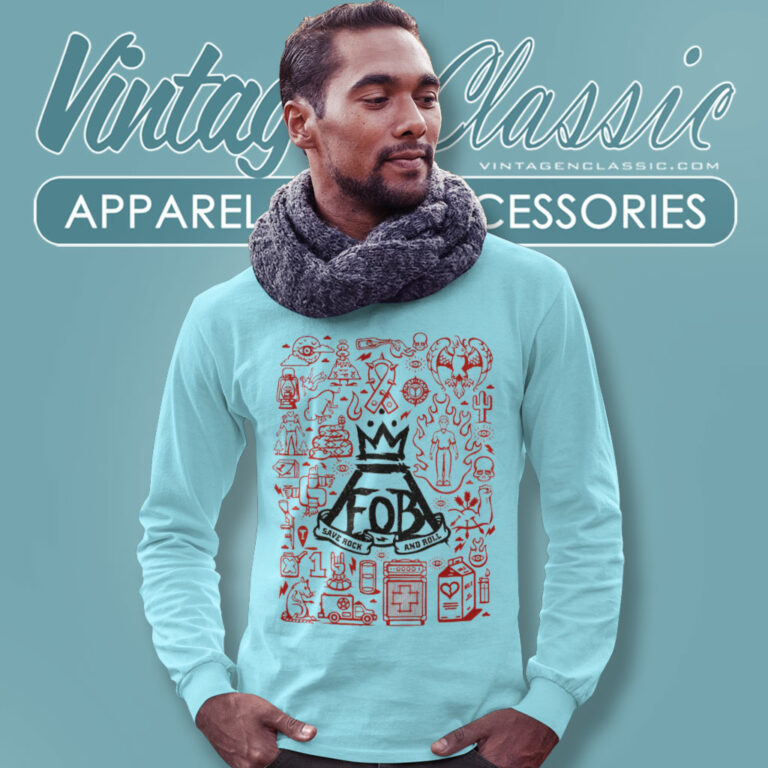 Fall Out Boy Symbol Poster Graphics Long Sleeve Tee Fall Out Boy Symbol Poster Graphics Long Sleeve Tee