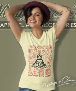 Fall Out Boy Symbol Poster Graphics Shirt 4 Fall Out Boy Symbol Poster Graphics V Neck TShirt