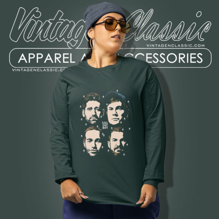 Fall Out Boy Tour 2023 Merch Dust Faces Long Sleeve Tee Fall Out Boy Tour 2023 Merch Dust Faces Long Sleeve Tee