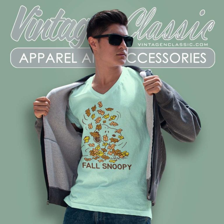Fall Snoopy Thanksgiving V Neck TShirt Fall Snoopy Thanksgiving V Neck TShirt
