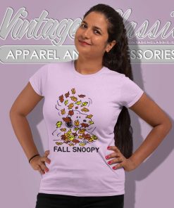 Fall Snoopy Thanksgiving Women TShirt