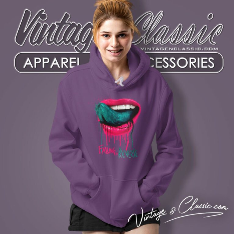 Falling In Reverse Lips Hoodie Falling In Reverse Lips Hoodie