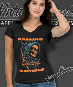 Falling In Reverse Reaper V Neck TShirt