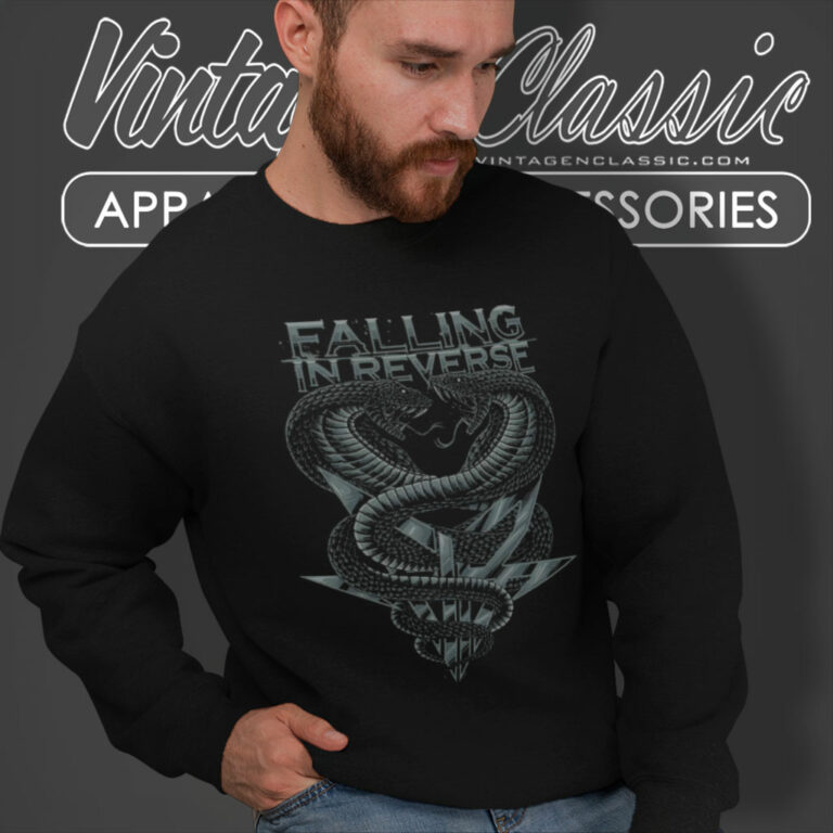 Falling In Reverse Shirt Dueling Snake Sweatshirt Falling In Reverse Shirt Dueling Snake Sweatshirt