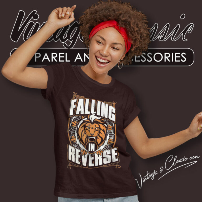 Falling In Reverse Shirt Lion Shield Women T Shirt Falling In Reverse Shirt Lion Shield Women T Shirt