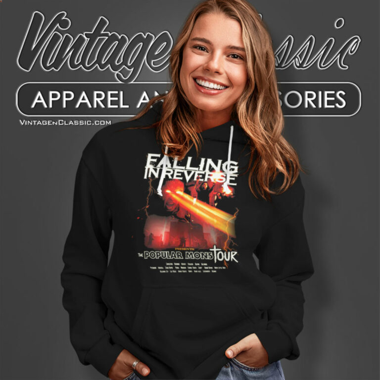 Falling In Reverse Shirt Popular Monstour Hoodie Falling In Reverse Shirt Popular Monstour Hoodie