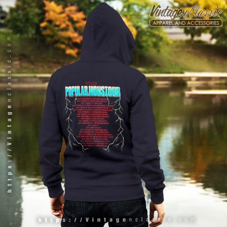 Falling In Reverse Shirt Reaper World Tour Backside Hoodie Falling In Reverse Shirt Reaper World Tour Backside Hoodie