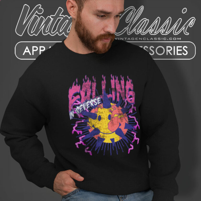 Falling In Reverse Shirt World Of Smiles Sweatshirt Falling In Reverse Shirt World Of Smiles Sweatshirt