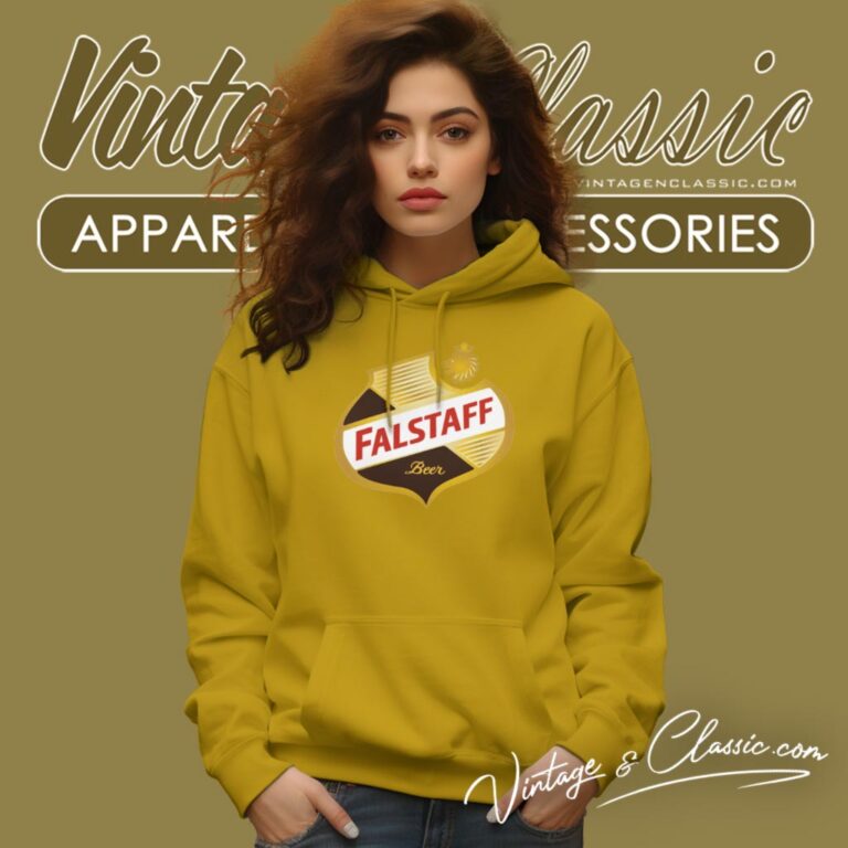 Falstaff Beer Shield Beer Hoodie Falstaff Beer Shield Beer Hoodie