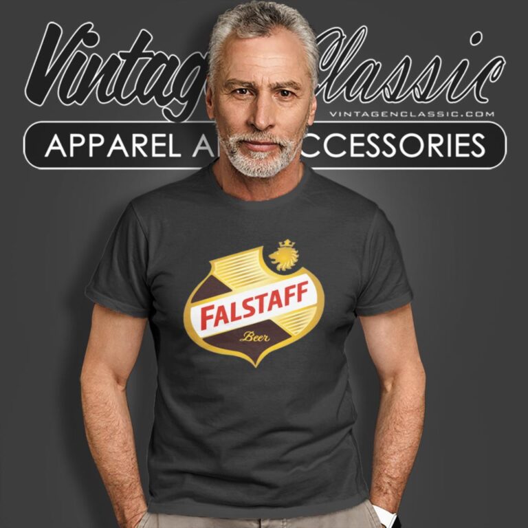 Falstaff Beer Shield Beer T Shirt Falstaff Beer Shield Beer T Shirt