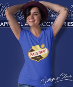 Falstaff Beer Shield Beer V Neck TShirt