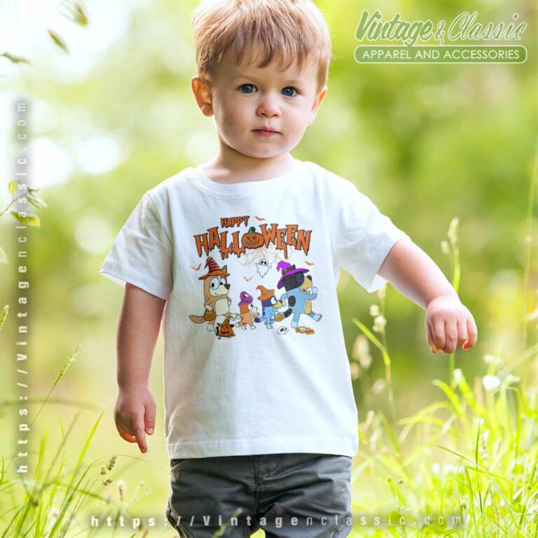 Family Bluey Halloween Shirt Gift For Blueys Fan kids Tshirt Family Bluey Halloween Shirt Gift For Blueys Fan kids Tshirt