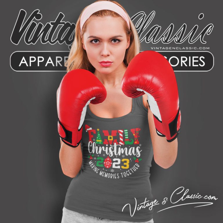 Family Christmas 2023 Tank Top Racerback Family Christmas 2023 Tank Top Racerback