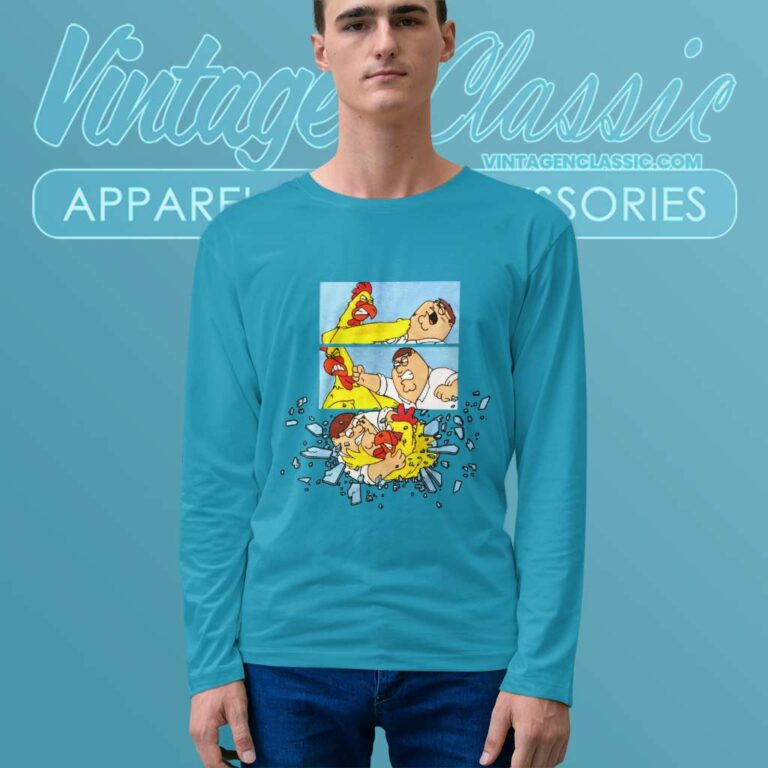 Family Guy Chicken Fight Long Sleeve Tee Family Guy Chicken Fight Long Sleeve Tee