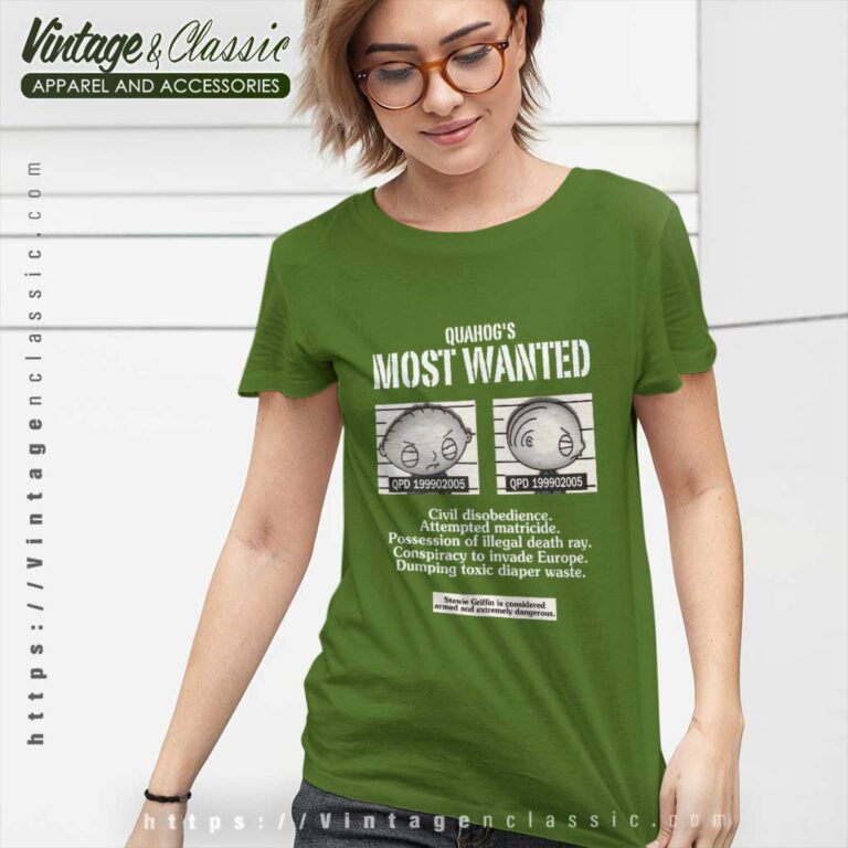 Family Guy Most Wanted Women TShirt Family Guy Most Wanted Women TShirt