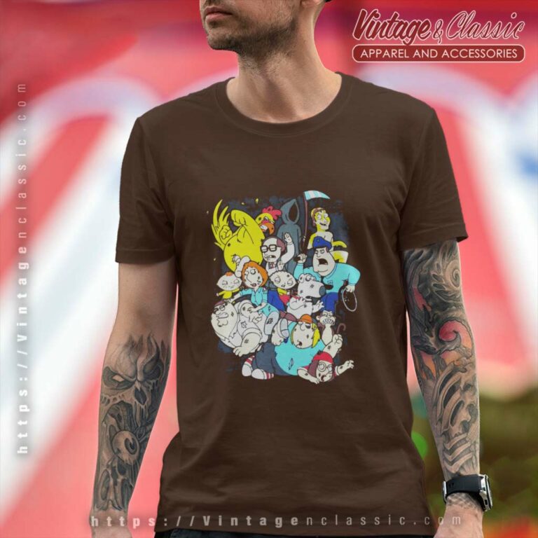 Family Guy Shirt Fighting All Characters T Shirt Family Guy Shirt Fighting All Characters T Shirt