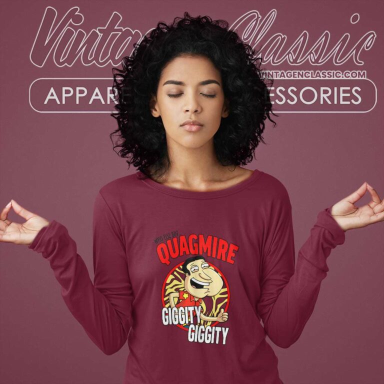Family Guy Shirt Quagmire Giggity Long Sleeve Tee Family Guy Shirt Quagmire Giggity Long Sleeve Tee