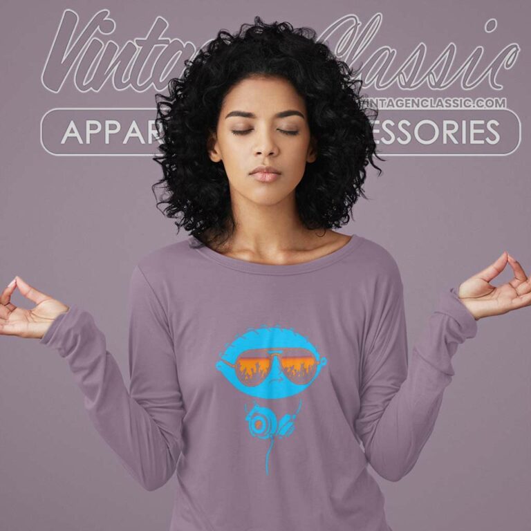 Family Guy Shirt Stewie Griffin Dj Headphones Long Sleeve Tee Family Guy Shirt Stewie Griffin Dj Headphones Long Sleeve Tee