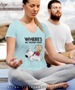 Family Guy Shirt Where Is My Money V Neck TShirt