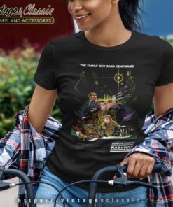 Family Guy Star Wars Saga Parody Women TShirt