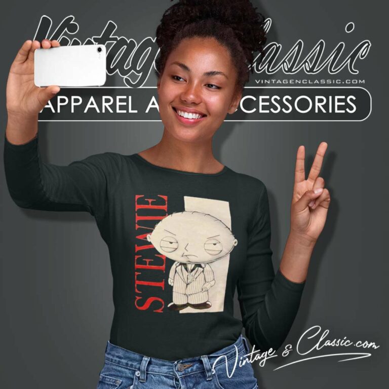 Family Guy Stewie Griffin Scarface Long Sleeve Tee Family Guy Stewie Griffin Scarface Long Sleeve Tee