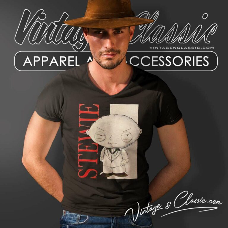 Family Guy Stewie Griffin Scarface V Neck TShirt Family Guy Stewie Griffin Scarface V Neck TShirt