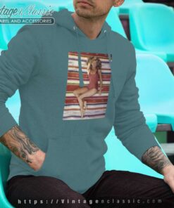 Farrah Fawcett Red Swimsuit Poster Hoodie